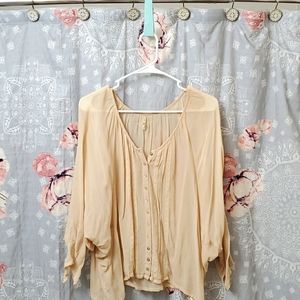Sheer Bohemian top